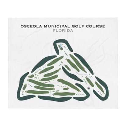 Osceola Municipal Golf Course, Florida - Printed Golf Courses