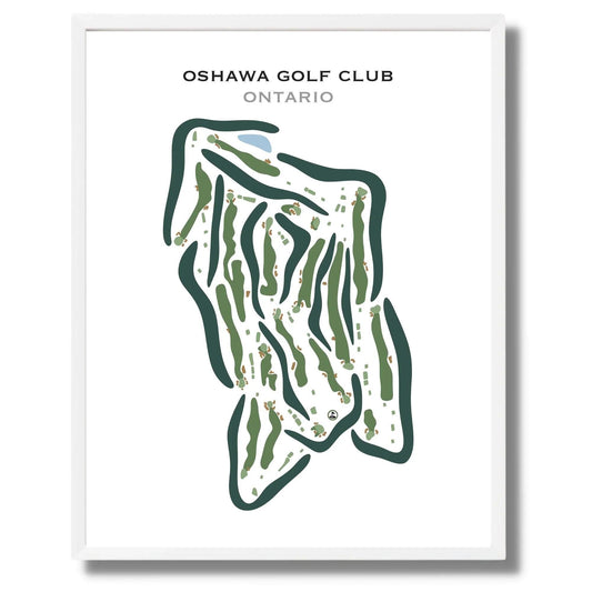 Oshawa Golf Club, Canada - Printed Golf Courses