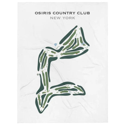 Osiris Country Club, New York - Printed Golf Course