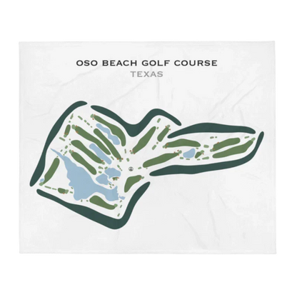 Oso Beach Golf Course, Texas - Printed Golf Courses