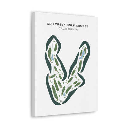 Oso Creek Golf Course, California - Printed Golf Courses