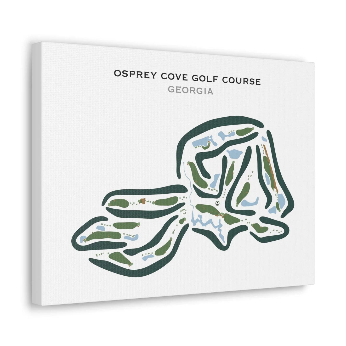 Osprey Cove Golf Course, Georgia - Printed Golf Courses