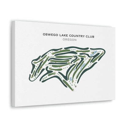 Oswego Lake Country Club, Oregon - Printed Golf Courses