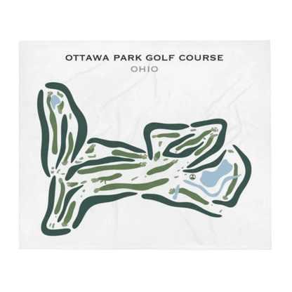 Ottawa Park Golf Course, Ohio - Printed Golf Courses