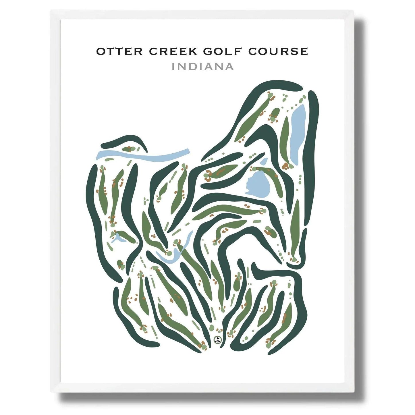 Otter Creek Golf Course, Indiana - Printed Golf Courses