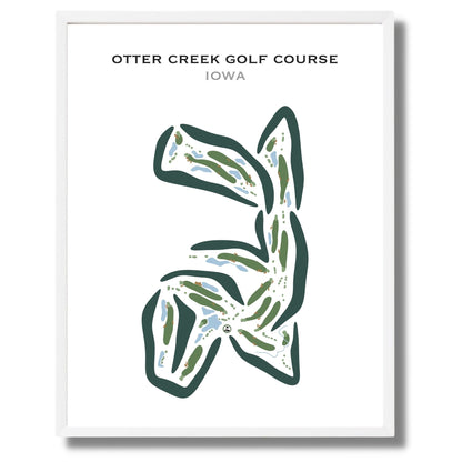 Otter Creek Golf Course, Iowa - Printed Golf Courses
