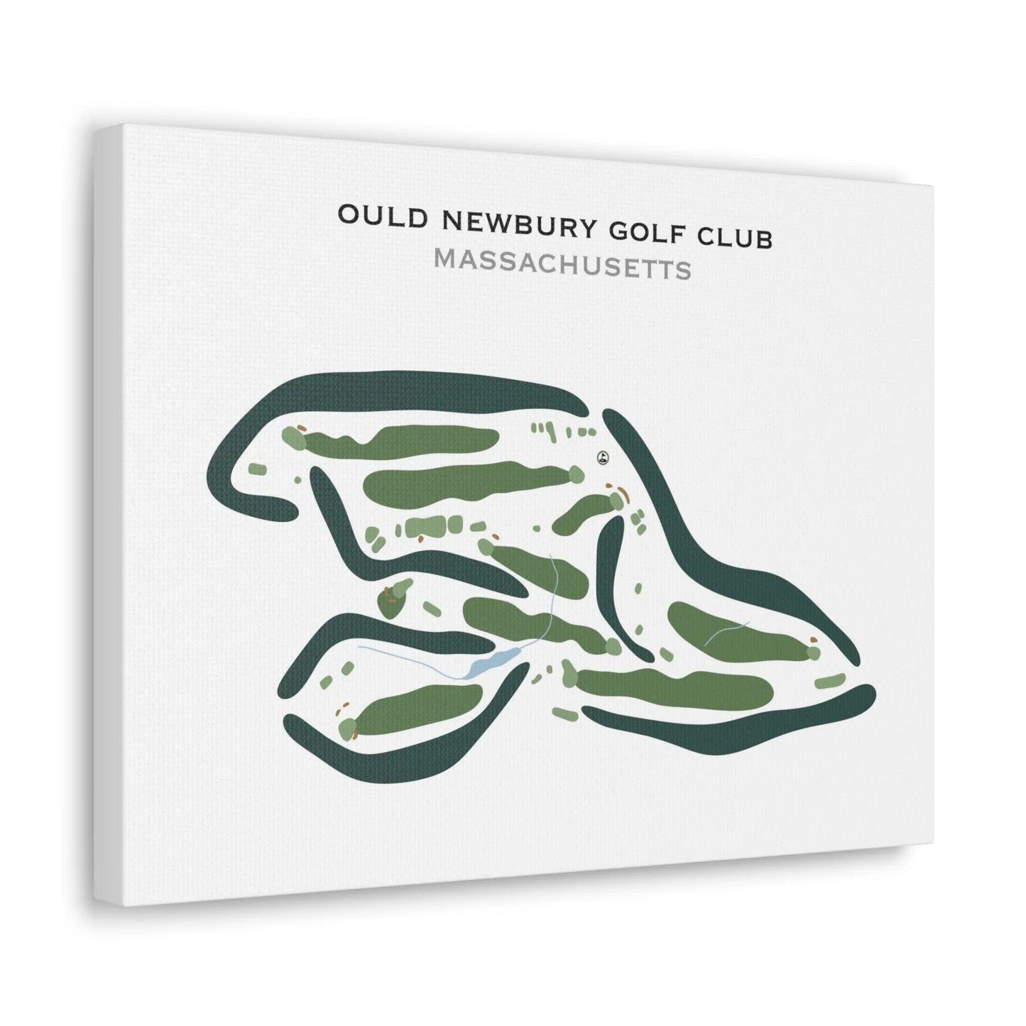 Ould Newbury Golf Club, Massachusetts - Printed Golf Courses