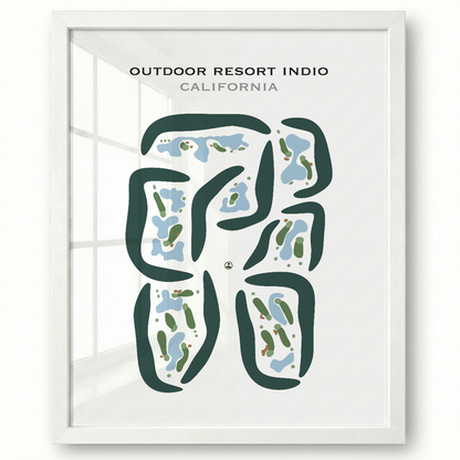 Outdoor Resort Indio, California - Printed Golf Courses