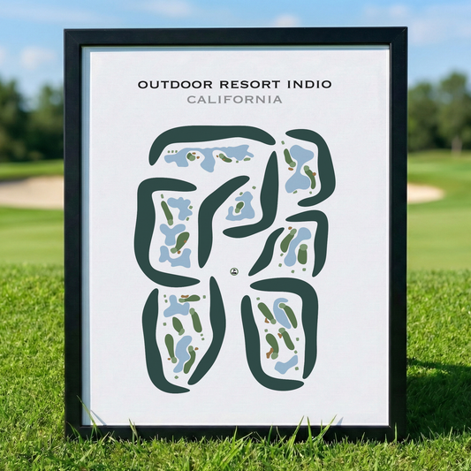 Outdoor Resort Indio, California - Printed Golf Courses