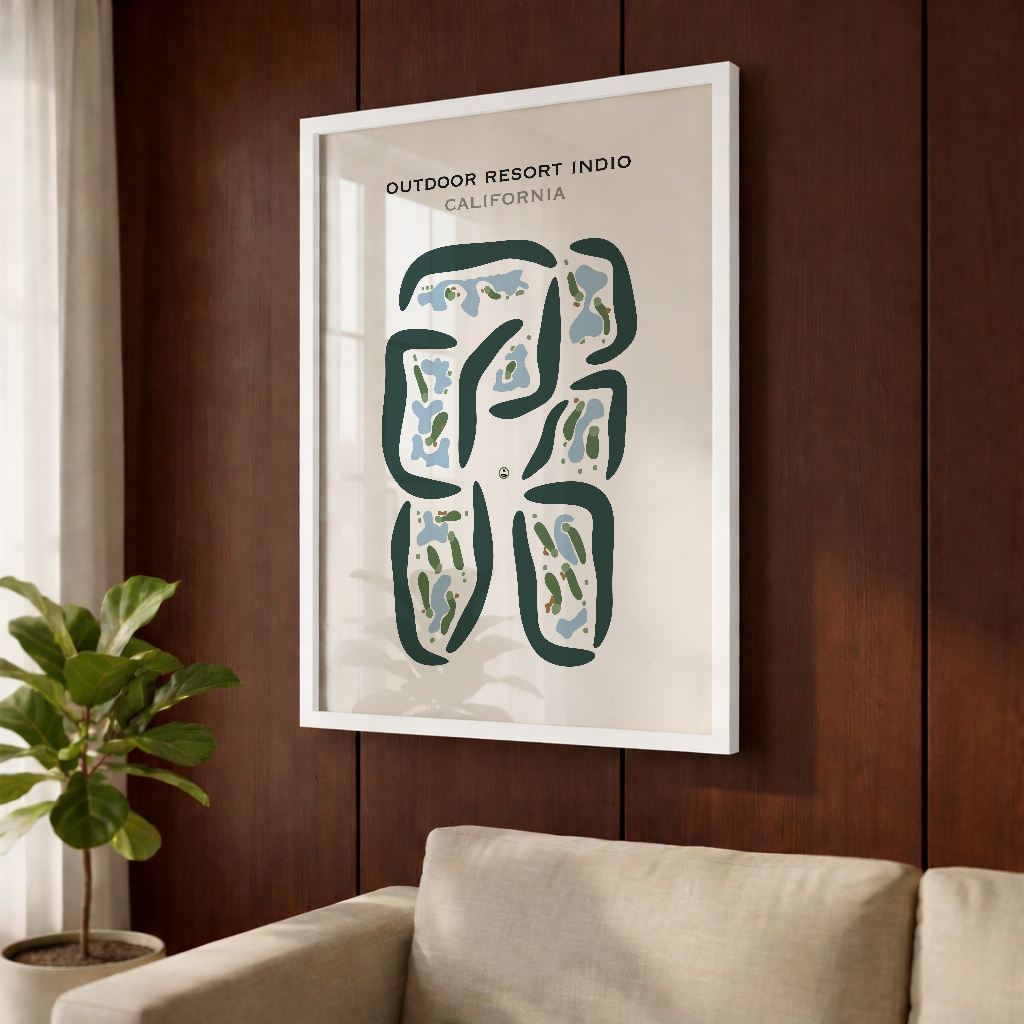Outdoor Resort Indio, California - Printed Golf Courses