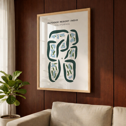 Outdoor Resort Indio, California - Printed Golf Courses