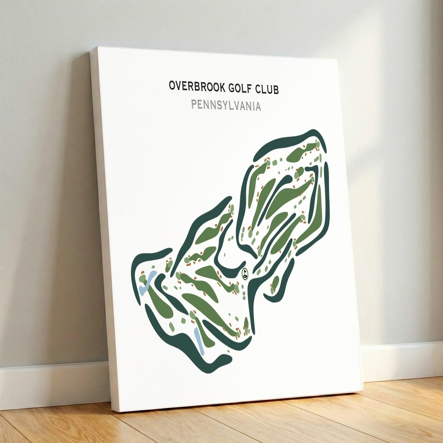 Overbrook Golf Club, Pennsylvania - Printed Golf Courses