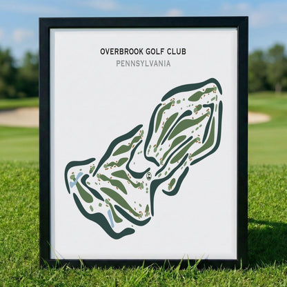 Overbrook Golf Club, Pennsylvania - Printed Golf Courses