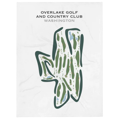 Overlake Golf & Country Club, Washington - Printed Golf Course