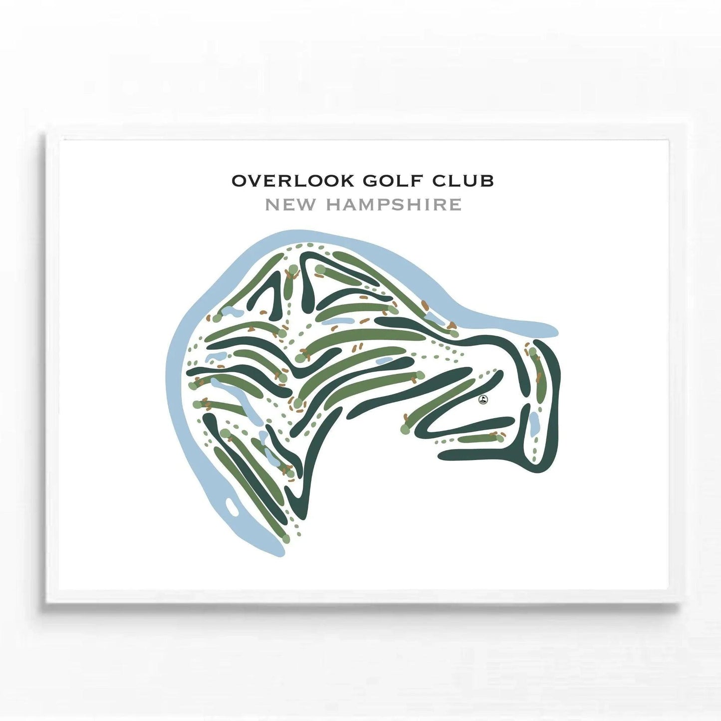 Overlook Golf Club, New Hampshire - Printed Golf Courses