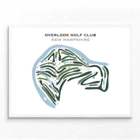 Overlook Golf Club, New Hampshire - Printed Golf Courses