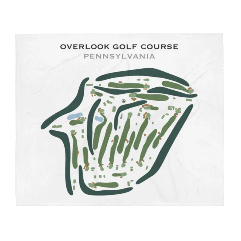 Overlook Golf Course, Pennsylvania - Printed Golf Course