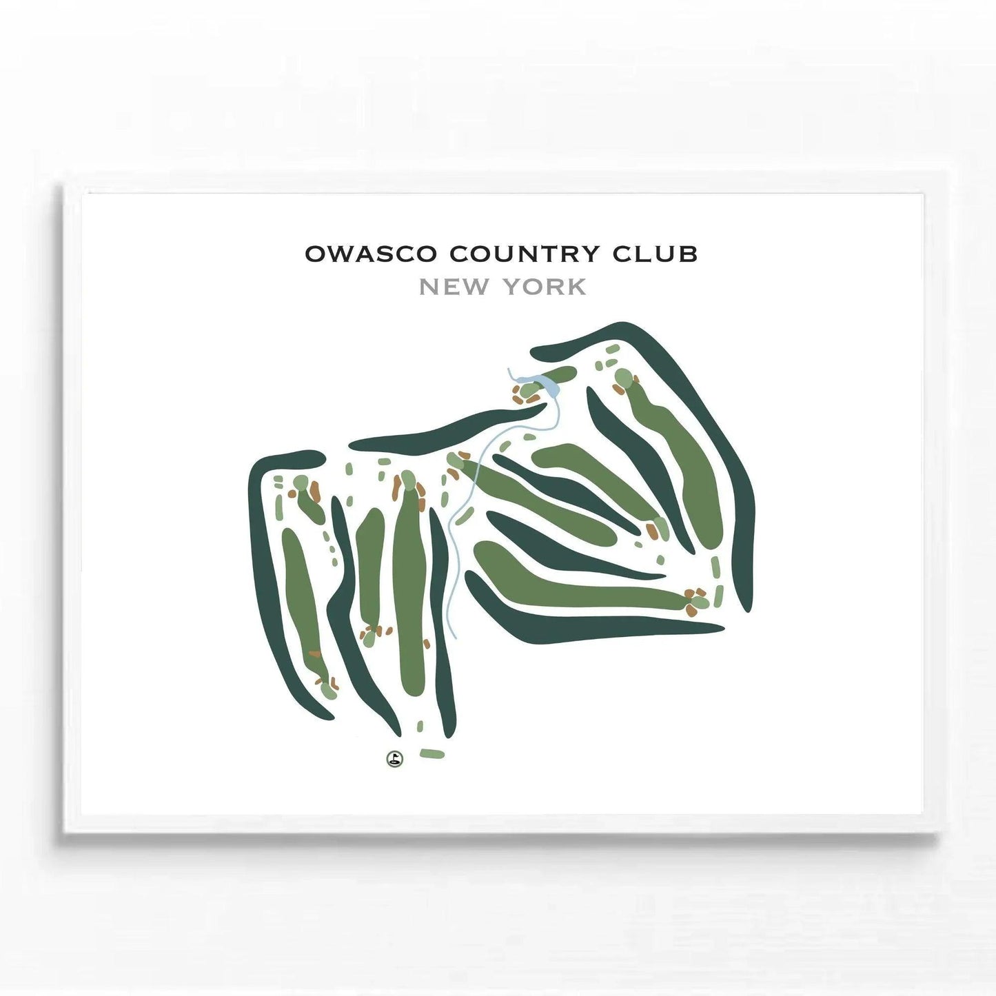 Owasco Country Club, New York - Printed Golf Course