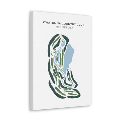 Owatonna Country Club, Minnesota - Printed Golf Courses