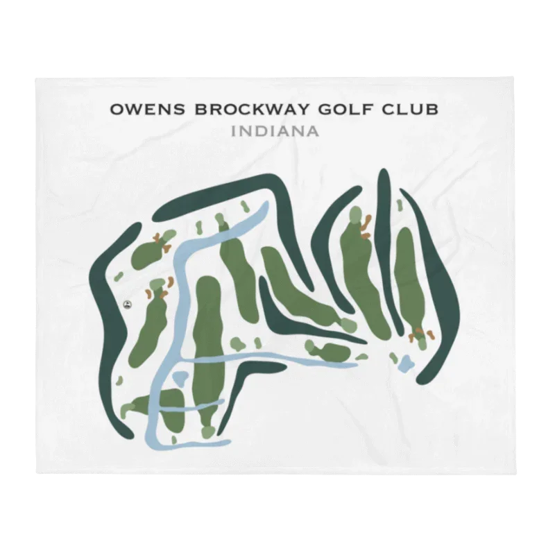 Owens Brockway Golf Club, Indiana - Printed Golf Courses