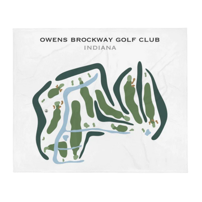 Owens Brockway Golf Club, Indiana - Printed Golf Courses