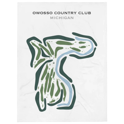 Owosso Country Club, Michigan - Printed Golf Courses