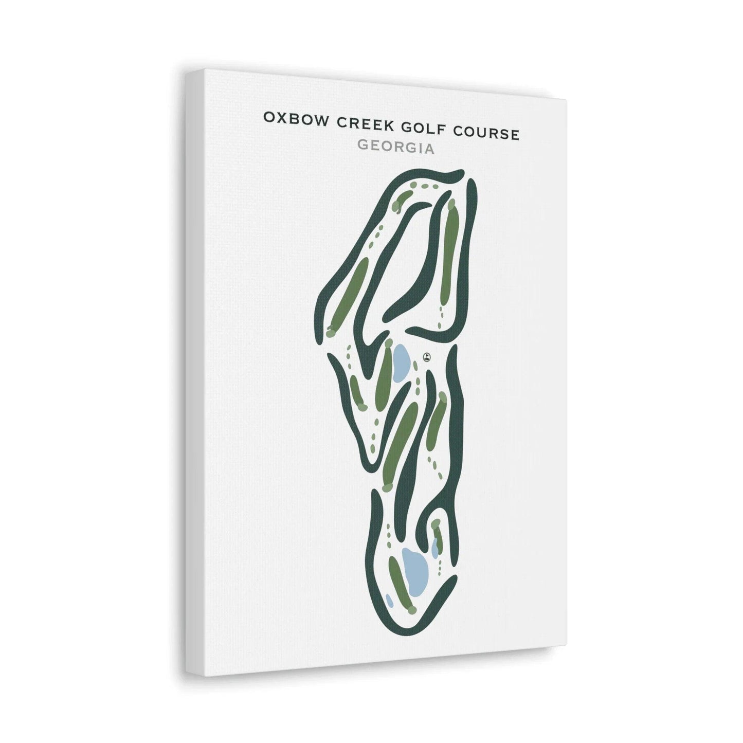Oxbow Creek Golf Course, Georgia - Printed Golf Courses