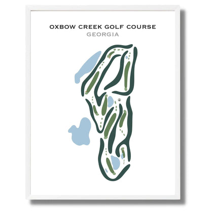 Oxbow Creek Golf Course, Georgia - Printed Golf Courses