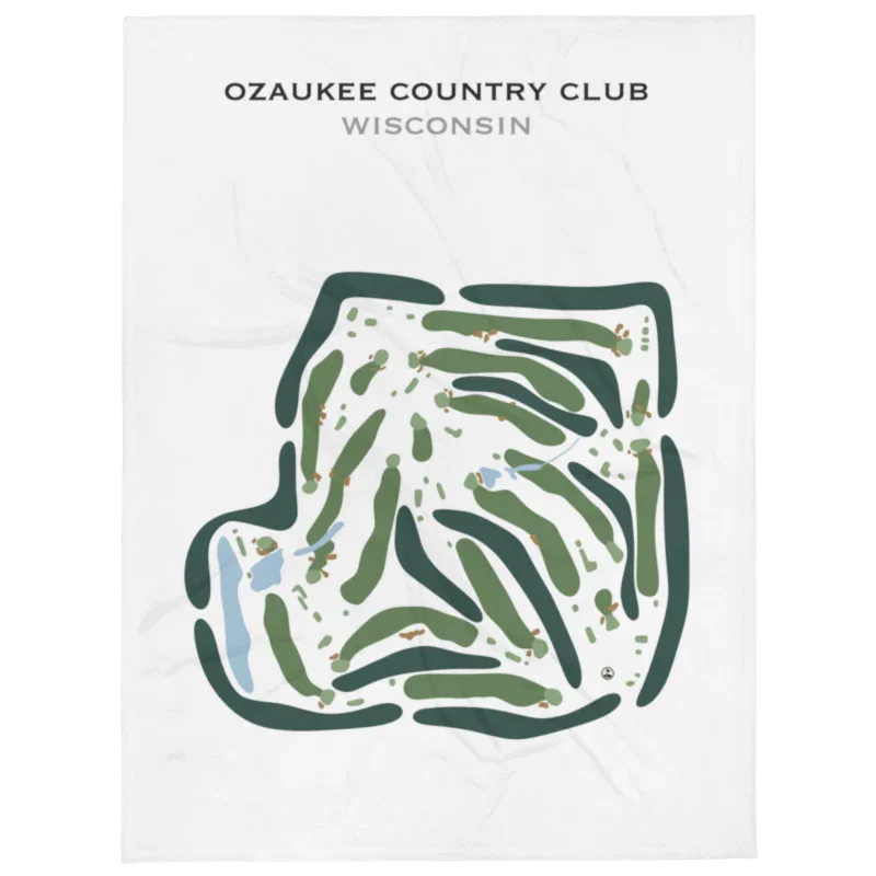 Ozaukee Country Club, Wisconsin - Printed Golf Courses