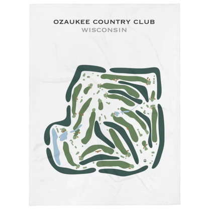 Ozaukee Country Club, Wisconsin - Printed Golf Courses