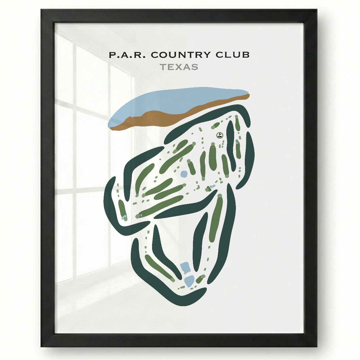 P.A.R. Country Club, Texas - Printed Golf Courses