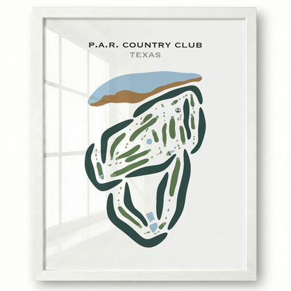 P.A.R. Country Club, Texas - Printed Golf Courses