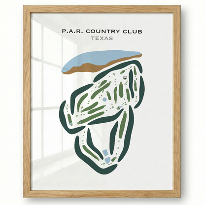 P.A.R. Country Club, Texas - Printed Golf Courses