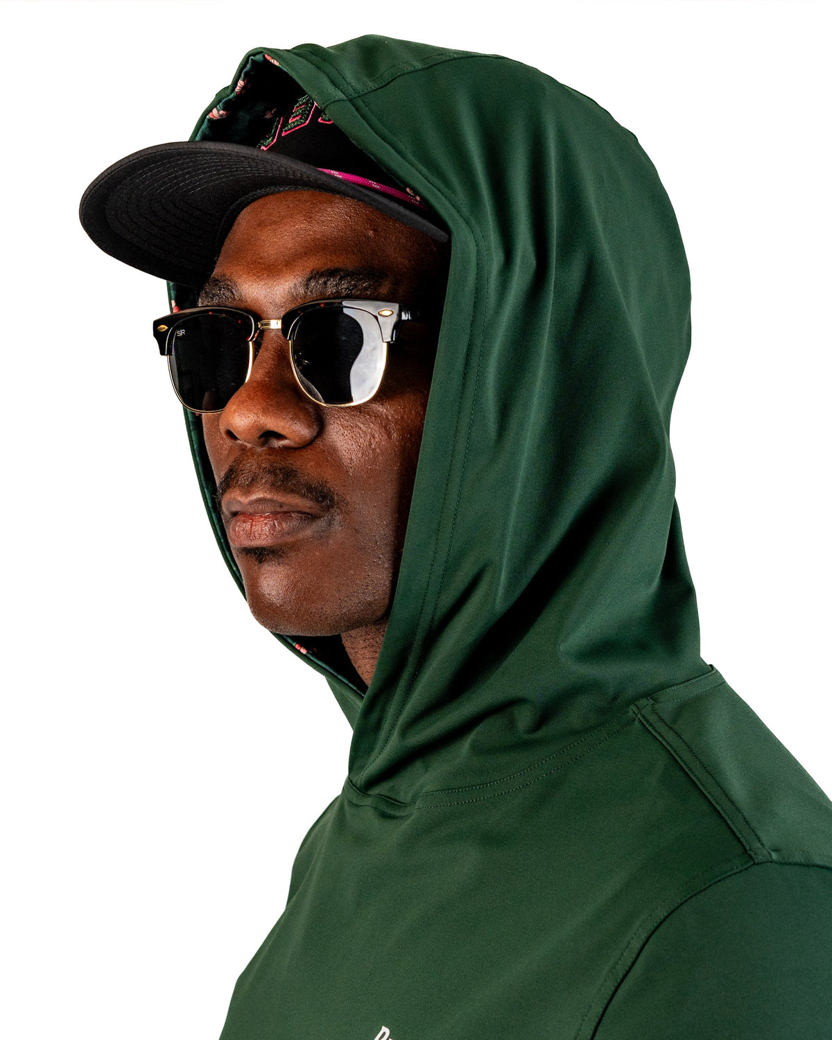 Performance Golf Hoodie - Dark Azalea