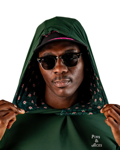 Performance Golf Hoodie - Dark Azalea