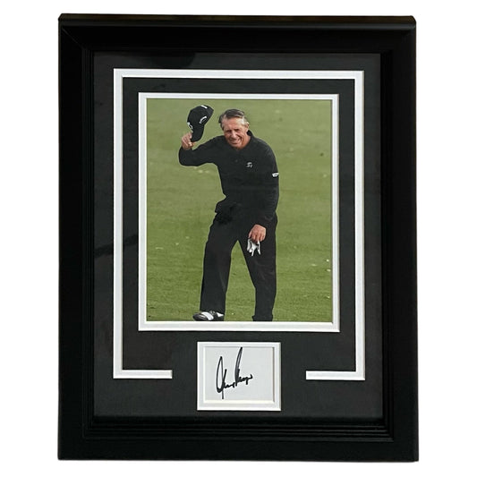 Gary Player Autographed 3-Time Masters Champion "Signature Series" Frame