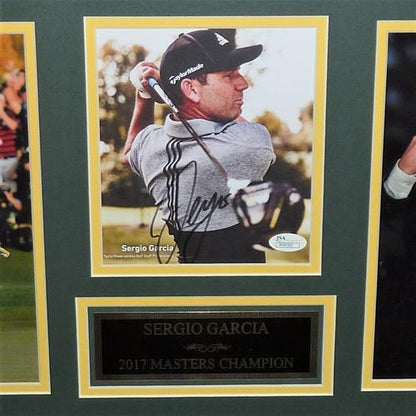 Sergio Garcia Autographed 2017 Masters Champion Tribute Collage  - JSA