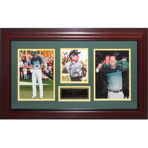 Sergio Garcia Autographed 2017 Masters Champion Tribute Collage  - JSA