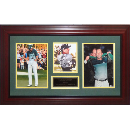 Sergio Garcia Autographed 2017 Masters Champion Tribute Collage  - JSA