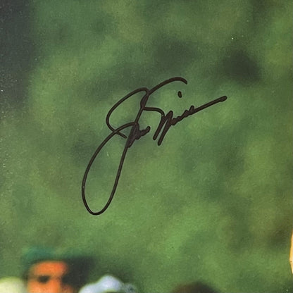 Jack Nicklaus Autographed Golf (1986 Masters) Deluxe Framed 16x20 Photo - Mounted Memories