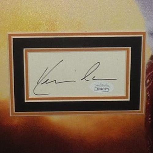 Tin Cup Full-Size Movie Poster Deluxe Framed with Kevin Costner And Rene Russo Autographs - JSA