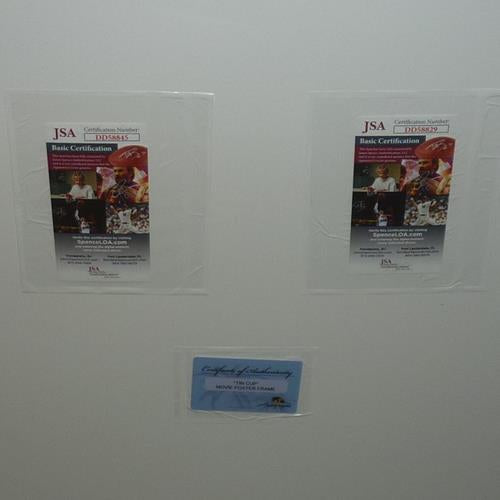 Tin Cup Full-Size Movie Poster Deluxe Framed with Kevin Costner And Rene Russo Autographs - JSA