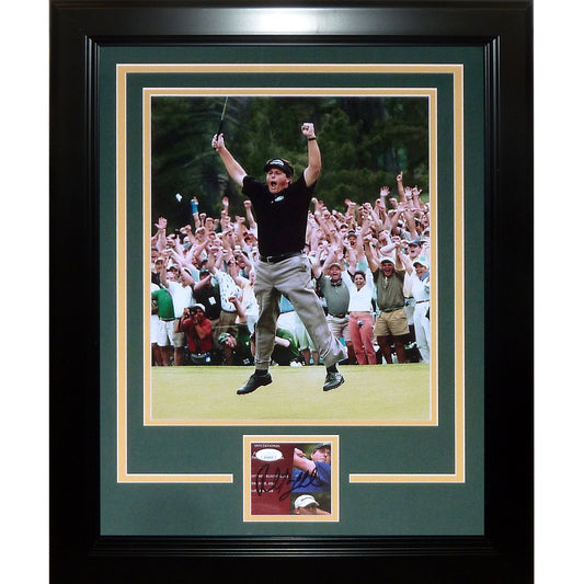 Phil Mickelson Autographed Masters Golf Signature Series 11x14 Photo Frame - JSA