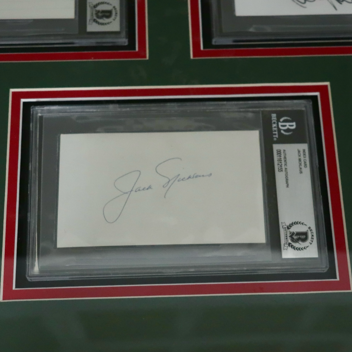 LeRoy Neiman "Golf Champions" Deluxe Framed Print with 6 Signatures - Snead, Hogan, Player, Trevino, Palmer, Nicklaus - Beckett Slab