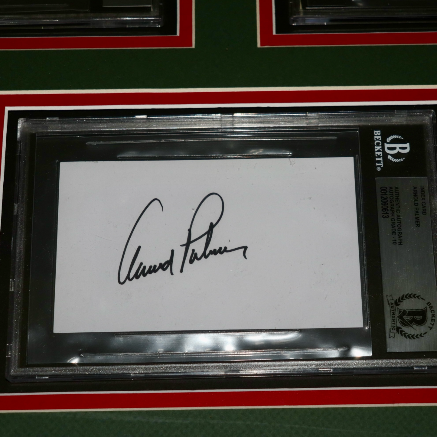 LeRoy Neiman "Golf Champions" Deluxe Framed Print with 6 Signatures - Snead, Hogan, Player, Trevino, Palmer, Nicklaus - Beckett Slab