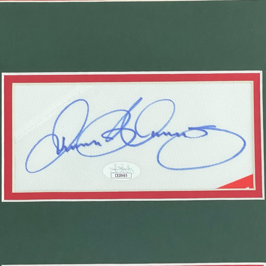 Rory McIlroy Autographed 2025 Masters Champion Deluxe Framed Pin Flag Piece - JSA