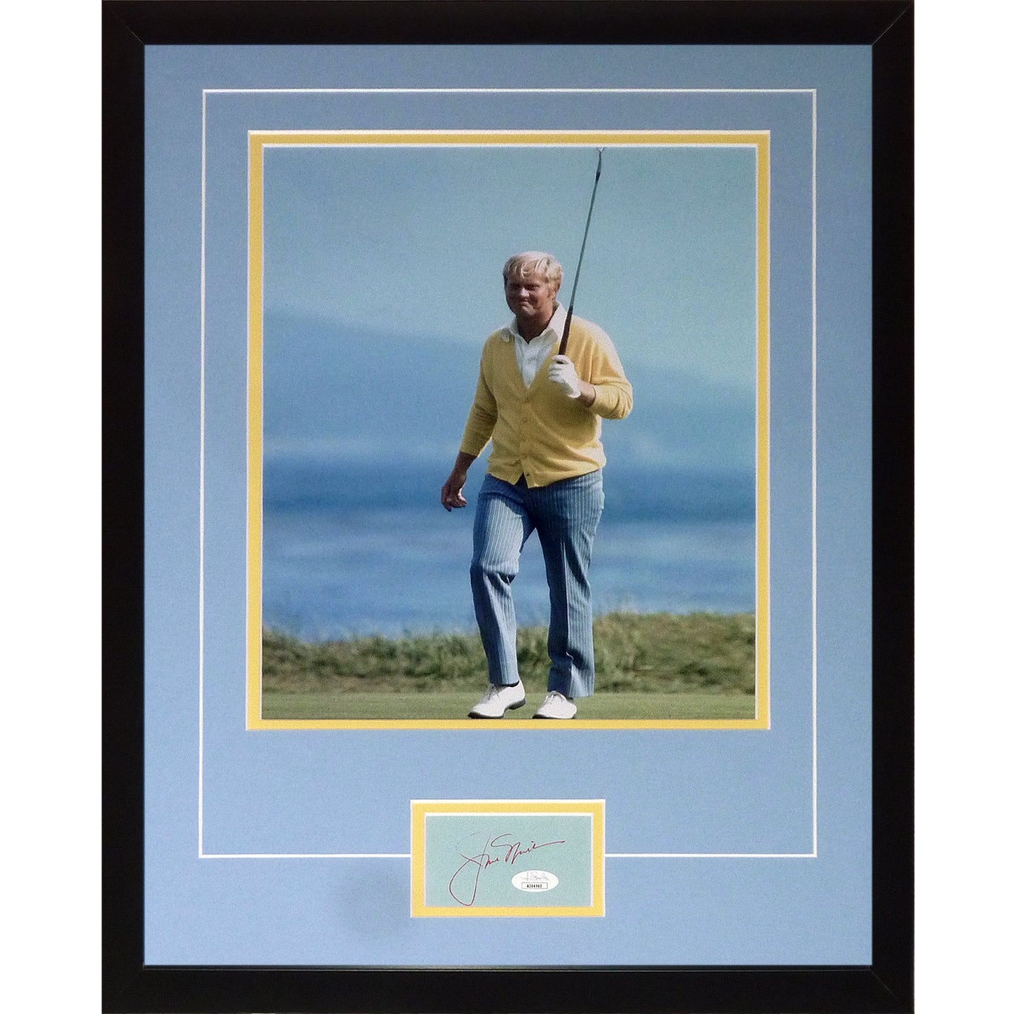 Jack Nicklaus Autographed US Open (Pebble Beach) Deluxe Framed 11x14 Piece - JSA