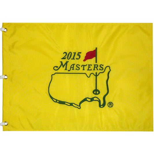 2015 Masters Embroidered Unsigned Golf Pin Flag - Jordan Spieth Champion