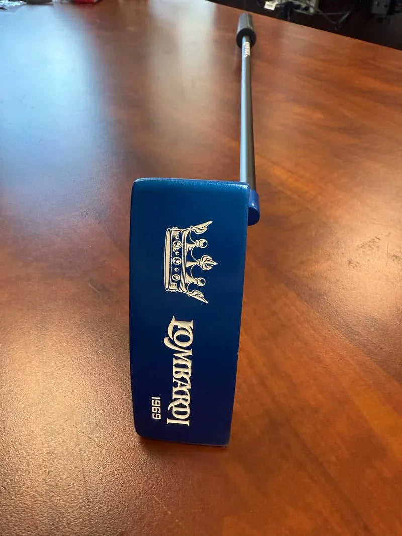 Lombardi Golf Custom Blue 1969 Double Wide Blade Left Hand Golf Putter - GOLF LEAGUE