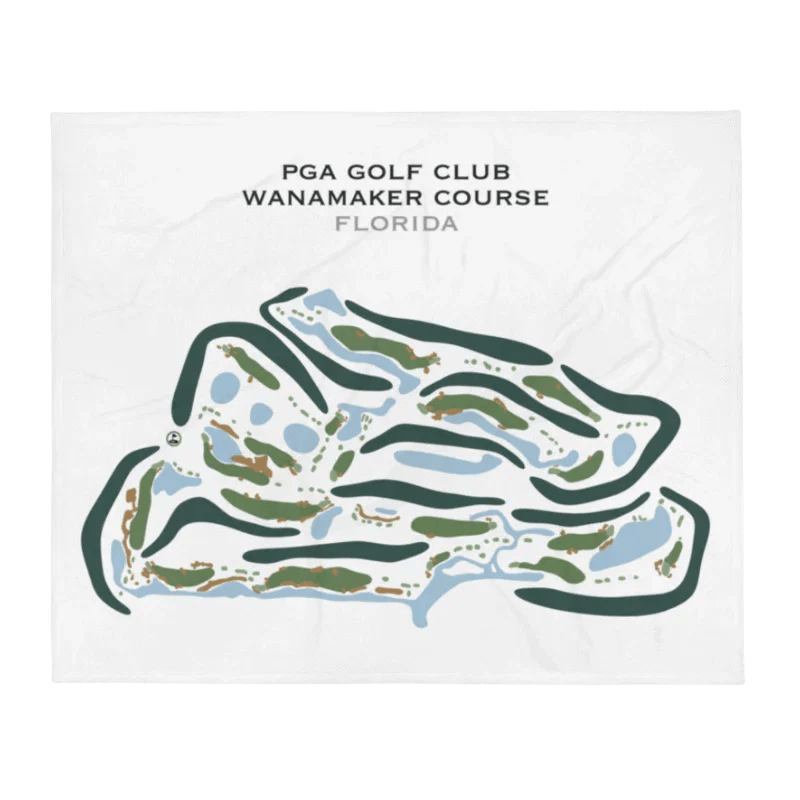 PGA Golf Club - Wanamaker Course, Florida - Printed Golf Courses